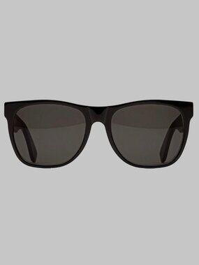 RetroSupeFuture CLASSIC BLACK X7E Sunglasses with Grey Lenses (55mm) Frame 140mm